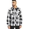Brandit Check Shirt Long Sleeve, Uomo, Black/Grey, M
