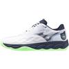 Mizuno Scarpe da tennis da uomo Mizuno Wave Enforce Court CC White/Vintage Indigo EUR 42,5