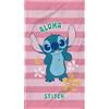 OMYDREAM Disney Home Stitch Ohana Telo Spiaggia Stampato Bambino | 100% Cotone | Oeko-TEX | 70 x 120 cm | Rosa