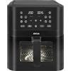 Jocca Friggitrice ad Aria Digitale 8L con Finestra | 10 Programmi Preimpostati | Temperatura 34-200°C | Timer 1-24h | Funzione Pre-riscaldamento e Disidratazione | Spegnimento Automatico