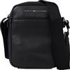 Tommy Hilfiger Uomo Borsa a Tracolla TH City Mini Reporter Piccola, Nero (Black), Taglia Unica