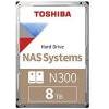 TOSHIBA HDD Toshiba N300 NAS HDWG480UZSVA 8TB/512MB (D) mod. HDWG480UZSVA EAN 4260557511985