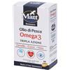 A&D SpA Gruppo Alimentare Diet Matt Benessere, Olio di Pesce Omega 3 Tripla Azione, 40 Gellule
