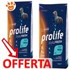 Prolife Dog DualFresh Adult Mini Salmone, Merluzzo e Riso - Offerta [PREZZO A CONFEZIONE] Quantità Minima 2, Sacco Da 7 Kg, Offerta [PREZZO A CONFEZIONE] Quantità Minima 2, Sacco Da 7 Kg