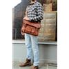 Originale Borsa messenger in vera pelle business per laptop da uomo valigetta borse mes...