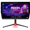 AOC Agon Pro AG274QXM - Monitor Gaming da 27 Pollici QHD, 170 Hz, 1 ms, FreeSync Premium Pro, HDR1000 (2560 x 1440, HDMI, DisplayPort, USB-C, USB Hub) Nero/Rosso