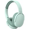 Trevi DJ 12E45 BT Cuffie Wireless con Microfono e Lettore MP3 Incorporati, Ingresso AUX-IN, con Archetto Pieghevole, Compatibili con Smartphone e PC, Autonomia 5-7 Ore, Ricarica in 1-2 Ore, Verde