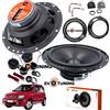 JBL Kit 4 Casse Altoparlanti JBL Anteriori Fiat Panda 169 dal 2003 + Griglie tweeter