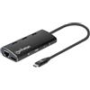 Manhattan Usb-C Dock/Hub With Card 152440