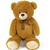 Decar Peluche Orso Marrone 80 Cm Con Fiocco Decar 25233 - Peluches E Gadgets