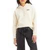 Levi's Graphic Everyday Hoodie, Felpa con Cappuccio Annessa Cheetah BW Fill White Swan, S Donna