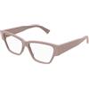 BOTTEGA VENETA Occhiale da vista Bottega Veneta BV1288O col. 004 pink pink transparent