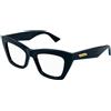 BOTTEGA VENETA Occhiale da vista Bottega Veneta BV1215O col. 006 blue blue transparent