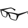 BOTTEGA VENETA Occhiale da vista Bottega Veneta BV1258O col. 001 black black transparent