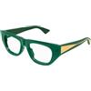 BOTTEGA VENETA Occhiale da vista Bottega Veneta BV1279O col. 003 green crystal transparent