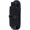 WYNEX Porta Torcia Cinturone, Polizia Torcia Elettrica Tattica da Cintura 360 Gradi, con Clip e Moschettone, Accessori Cintura, Nero