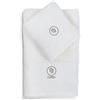 zer0bed Zodiac, Set Asciugamani Bagno Segni Zodiacali, Set di 2, Asciugamano Viso, Asciugamano Ospite-Bidet, 100% Cotone, Tinta Unita Con Ricamo, Vergine