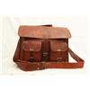 Originale Borsa a tracolla messenger laptop in vera pelle vintage di qualità da uomo nuova