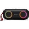 Aiwa - BST-650BK Speaker Portatile Impermeabile IPX6, Bluetooth 5.0, 20 W, DSP, HyperBass, Vivavoce, True Wireless Stereo, Mp3 Player da USB/SD, AUX-IN, 8h Autonomia, Colore Nero