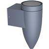 Applique da Parete a Cono per esterni IP65 GU10 - Grigia