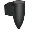 Applique da Parete a Cono per esterni IP65 GU10 - Nera