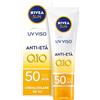 Nivea (Beiersdorf SpA) Nivea Sun UV Viso Anti-Età FP50 50 ml, Crema solare viso antirughe e antimacchie con Coenzima Q10 ml