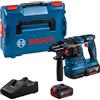 BOSCH PROFESSIONAL Martello perforatore Bosch Professional GBH 18V-22 SDS PLUS con 2 batterie litio 18V 4Ah