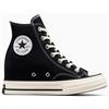 Converse Sneakers Con Zeppa Chuck 70 Wedge Hi Nero (A12563C)
