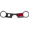 BLACK DOVES GRAPHICS Adesivo piastra di sterzo 3D compatibile con/sostitutivo per SUZUKI 600 750 GSX R K4 K5 2004-2005