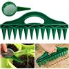 LUYANFX 2 Pezzi Distributore di Semi, Dispensatore Sementi, Strumento di Semina da Giardino, Seminatore Manuale con Spargitore Manuale Regolabile per la Semina in Giardino (A)