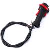 Young Wolf 115 cm Doppio Modello Decespugliatore Maniglia Interruttore Acceleratore Grilletto Cavo Tubo 26 mm