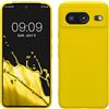 kwmobile Custodia Compatibile con Google Pixel 8 Cover - Back Case per Smartphone in Silicone TPU - Protezione Gommata - giallo radiante
