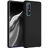 kwmobile Cover per Oppo Find X2 Neo Custodia - Back Case per Smartphone in Silicone TPU - Protezione Gommata - nero