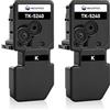 MEGOFFICE TK-5240K Cartucce Toner Compatibile per Kyocera ECOSYS TK5240K M5526cdn M5526cdw P5026cdn P5026cdw Toner(2 Nero)