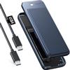 NEWQ Alloggiamento SSD M.2 NVMe da 40 Gbps, senza manutenzione, dissipatore di calore rialzato su entrambi i lati, apertura rapida senza attrezzi, per Thunderbolt 4/3/USB4/3.2/3.0, per Mac Mini M4/Pro, M1