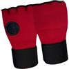 Perfeclan Guanti Interni da Boxe per Bambini, Guantini da Kickboxing, Protezione sotto i Guanti, Guanti da Boxe Mezze Dita, Fasce per Le Mani per MMA, Sparring, Rosso