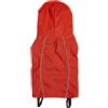 JACK AND VANILLA, Giacca Impermeabile con Cappuccio Rosso per attività all'aperto, Design ergonomico e comode Tasche, Taglia SM, Colore Rosso 35 cm, Modello Fisherman