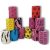 LisaCare - benda elastica autoadesiva - benda elastica coesiva set di 12 - 7,5 cm x 4,5 m bende elastici, idrorepellenti, coesivi, Miscela per bambini