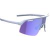 BBB Occhiali da ciclismo ad alto contrasto, occhiali da sole professionali da ciclismo da uomo e donna, protezione UV al 100%, per bici da strada e MTB Valor Flux, grigio opaco BSG-81