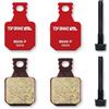 Top Brake pastiglie Freni a Disco per MAGURA MT5/ MT7/ MT5E/MT7 PRO/MT Trail Front (Perno Incluso)(Performance - Rosso)