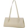 DONNAIN Borsa a tracolla alla moda in vera pelle per donne, piccola borsa da donna e pochette, Beige