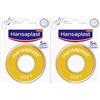 Hansaplast Soft Cerotto Rocchetto, rotolo morbido per il fissaggio di bende, 5 m x 2.5 cm 2x1 St
