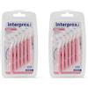 Interprox Plus Nano 6 Scovolini Rosa, Anti-Placca e Anti-Carie per spazi interdentali più piccoli (PHD 07) 2x6 Pc
