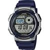 Casio Orologio al quarzo in resina, automatico, da uomo, colore: Blu (Modello: AE1000W-2AV)