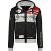 Geographical Norway - Felpa da uomo, Nero , S