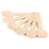 FTVOGUE 100 pz Monouso Cucchiai di Legno Gelato Tè Cucchiaio da Dessert 10 cm Posate Posate Forniture per la Casa Ristoranti Negozio Party