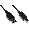 LINK LKCUSB2N Cavo USB 2.0 Connettori A-B in Rame Mt 1,80 Colore Nero
