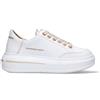 ALEXANDER SMITH Sneaker donna bianca in pelle
