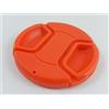 vhbw copriobiettivo compatibile con Voigtländer Nokton 42,5 mm F0,95, Nokton 58mm F1,4 SLII fotocamera - plastica, rosso, 58mm