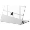 eleger Cover compatibile con MacBook Pro 14 M4 M3 M2 M1 Pro/Max A3112 A3185 A3401 A2918 A2992 A2779 A2442, versione 2024 2023 2021, Custodia protettiva rigida, Trasparente cristallino
